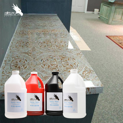 Mặt bàn Crystal Clear Epoxy Resin Hard AB Bar Top Epoxy Resin
