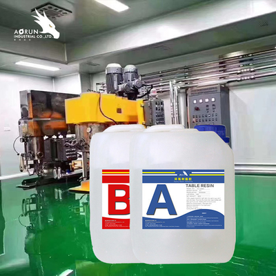 2: 1 Đá cứng Epoxy Resin Đúc sâu Tinh thể trong suốt Không màu