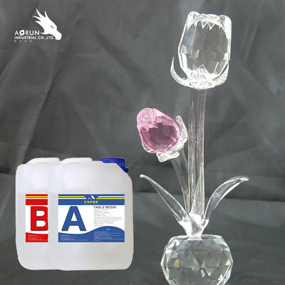 Keo cứng Chống tia cực tím Epoxy Resin Tinh thể trong suốt Đóng rắn bằng tia cực tím