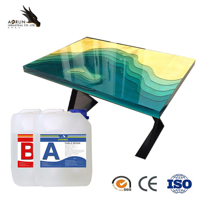 Làm đồ trang sức bằng nhựa Epoxy chống tia cực tím Mặt bàn bằng gỗ Epoxy Filler