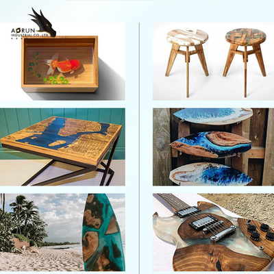 Không bong bóng nhựa Epoxy chống tia UV Độ bền tốt Độ mềm cho mặt bàn bằng đá cẩm thạch