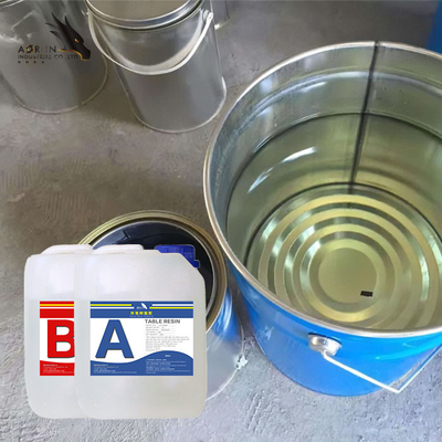 Không bong bóng nhựa Epoxy chống tia UV Độ bền tốt Độ mềm cho mặt bàn bằng đá cẩm thạch