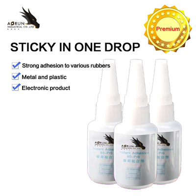Keo siêu dính Cyanoacrylate không màu Keo dán tức thì cho nhựa