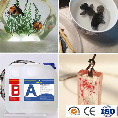 Keo dán nhựa Epoxy SR77 có độ bóng cao Pha lê trong suốt làm bằng tay cho keo trang sức thủ công