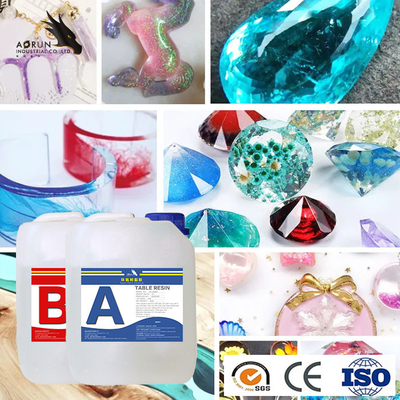 Keo dán nhựa Epoxy SR77 có độ bóng cao Pha lê trong suốt làm bằng tay cho keo trang sức thủ công