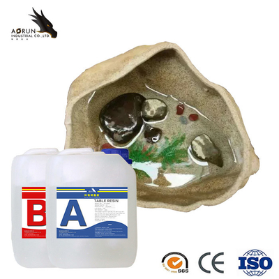 Nghệ thuật chống tia cực tím Epoxy Resin Không có giọng hát cho đồ trang sức đúc nghệ thuật Nhiệt độ thấp