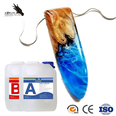 Nghệ thuật chống tia cực tím Epoxy Resin Không có giọng hát cho đồ trang sức đúc nghệ thuật Nhiệt độ thấp