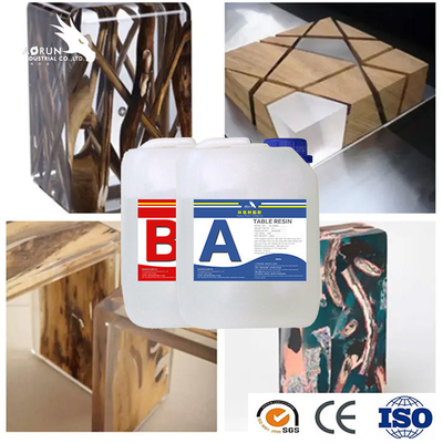 Chất làm đầy nhựa epoxy trên bàn gỗ nghệ thuật AB Nhanh chóng đóng rắn trong suốt nhựa epoxy