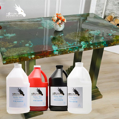 Epoxy Resin 1: 1 Crystal Epoxy Resin Glue Gỗ trong suốt Lớp phủ mặt bàn trên bàn