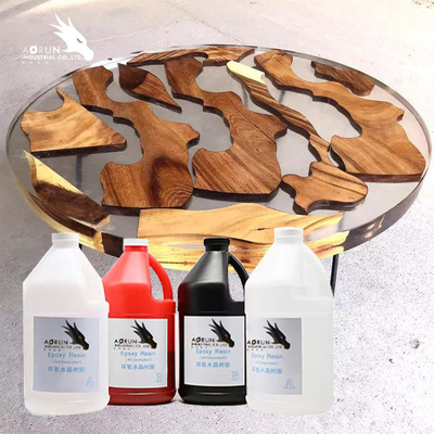 Epoxy Resin 1: 1 Crystal Epoxy Resin Glue Gỗ trong suốt Lớp phủ mặt bàn trên bàn