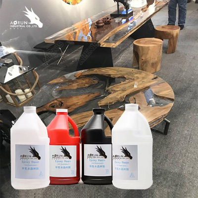 Epoxy Resin 1: 1 Crystal Epoxy Resin Glue Gỗ trong suốt Lớp phủ mặt bàn trên bàn