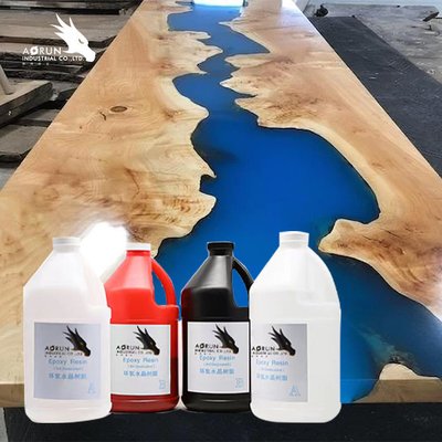 Bộ dụng cụ nhựa Epoxy Sơn phủ Nghệ thuật gỗ Làm bóng Mặt bàn Epoxy Mặt bàn tự làm