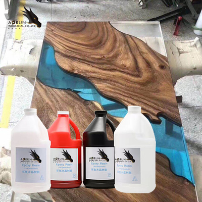 Crystal Clear Bar Bảng Top Epoxy Resin Coating Art Gloss Epoxy Mặt bàn DIY