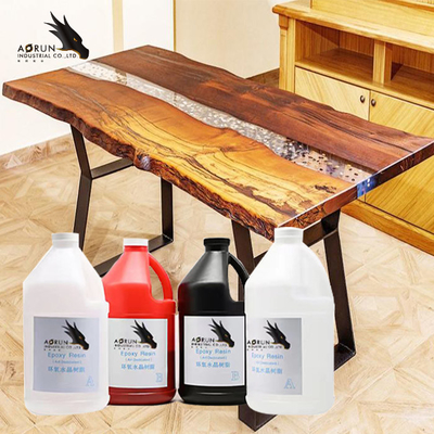 Mặt bàn hữu cơ 1: 1 AB Lớp phủ nhựa epoxy không màu sáng trong bề mặt