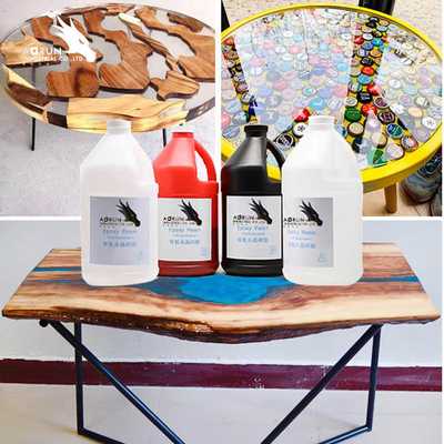 Mặt bàn hữu cơ 1: 1 AB Lớp phủ nhựa epoxy không màu sáng trong bề mặt