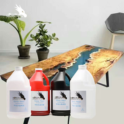 Mặt bàn hữu cơ 1: 1 AB Lớp phủ nhựa epoxy không màu sáng trong bề mặt