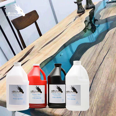 Mặt bàn bằng chứng tia cực tím Epoxy Resin Đúc cứng nhắc Làm đồ trang sức sông