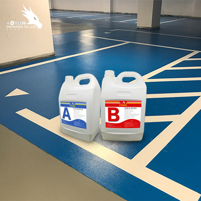 VOC Miễn phí thân thiện với môi trường Epoxy nhựa phủ Sơn sàn nhà để xe bê tông