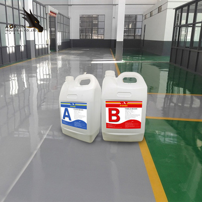 Tấm dán sàn 3D thủy tinh lỏng 3: 1 AB Tấm dán sàn 3D rõ ràng không màu