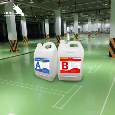 Tấm dán sàn 3D thủy tinh lỏng 3: 1 AB Tấm dán sàn 3D rõ ràng không màu