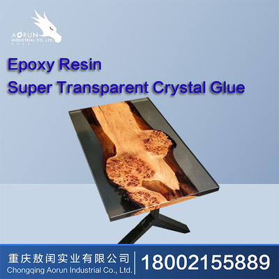 Crystal Clear Epoxy Resin Table Art Hardener Gỗ AB Keo