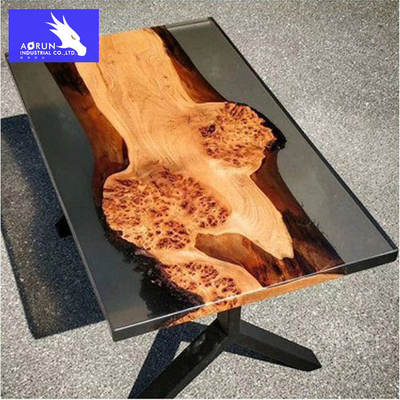 Crystal Clear Epoxy Resin Table Art Hardener Gỗ AB Keo