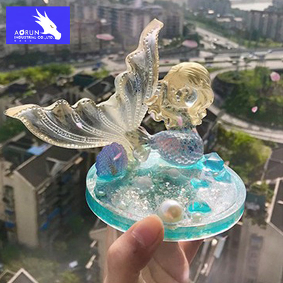 Chất làm cứng nhựa nghệ thuật Epoxy lỏng siêu trong cho kính nghệ thuật