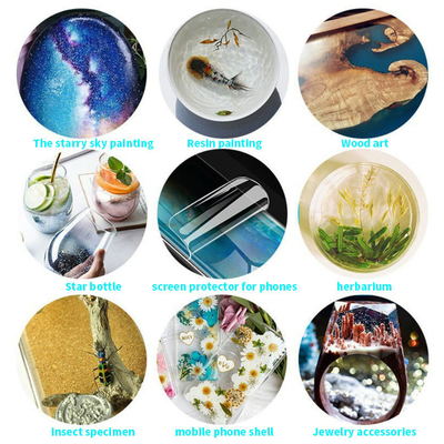 Đồng hồ số Nhựa nghệ thuật Khuôn silicon cho Epoxy Craft