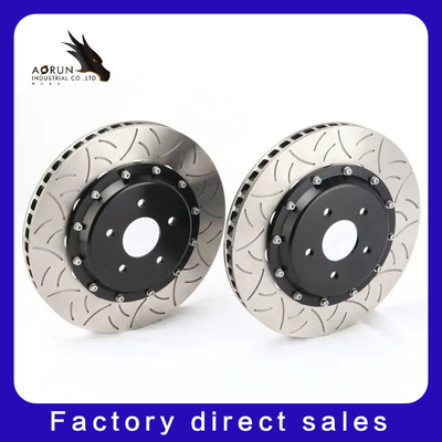 Chất lượng tốt Đĩa phanh có rãnh và khoan Đĩa phanh gốm carbon cho bánh trước Passat