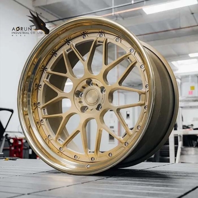 Nhà bán buôn Bánh xe rèn bằng đồng được đánh bóng bằng đồng 17/18/19/20 inch Bánh xe hợp kim Trung Quốc