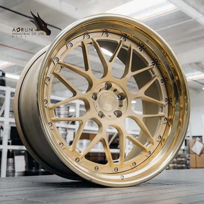 Nhà bán buôn Bánh xe rèn bằng đồng được đánh bóng bằng đồng 17/18/19/20 inch Bánh xe hợp kim Trung Quốc
