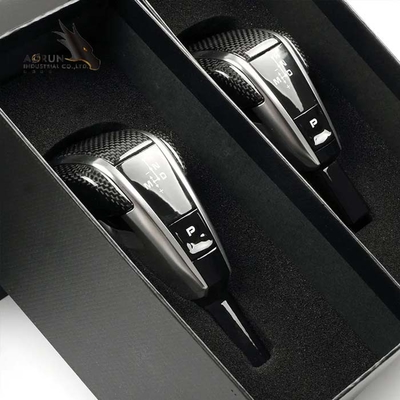 Nội Thất Cao Cấp Ô Tô Sợi Carbon Gear Tay Cầm Xe Dịch Chuyển Núm Cho Porsche Cayenne 2018-2022 Panamera 2017-2022