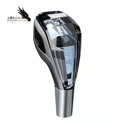 Nội Thất Ô Tô Phụ Kiện Cảm Ứng Pha Lê Dạ Quang Pommeau De Levier De Vitesse De Voiture LED RGB Dịch Chuyển Xe Gear Núm Vặn