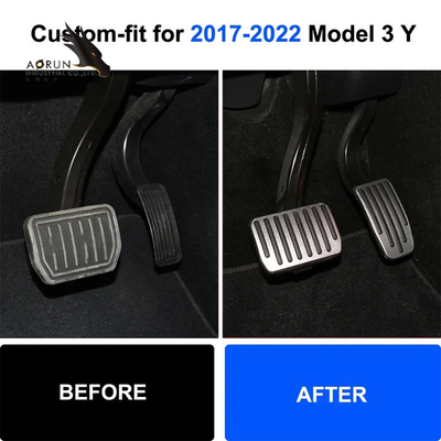 Hiệu Suất Phanh Chân Ga Cho Mẫu Tesla Model 3/Y -2022 Miếng Lót Bàn Đạp Chân 2 Phụ Kiện Xe Hơi