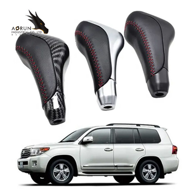 Da Thật Chính Hãng Da Đòn Bẩy Tự Động Xe Bánh Răng Chuyển Dịch Núm Vặn Cho LAND CRUISER 2003-2017 LC5 4 Runner Lãnh Nguyên TRD PRO FJ