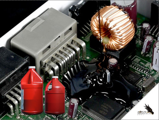 Keo dán bầu màu đen PCB Keo dán bầu silicon hai thành phần