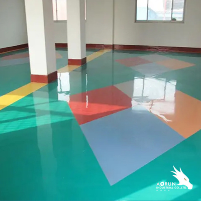 Sàn nhà để xe tự san phẳng 3D Epoxy 3: 1 AB Sơn phủ cách điện chất lỏng sơn tĩnh điện