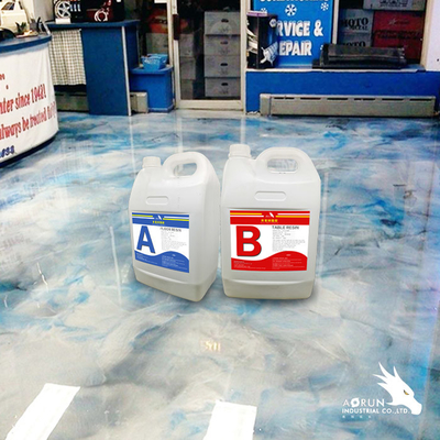 Satin Matte Epoxy Sàn nhựa 150 RAL Sơn sàn màu Epoxy Resin