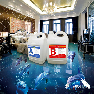 2: 1 AB Nhựa epoxy độ bóng cao 1mm Màng khô dày không bong bóng