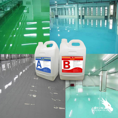 Không bong bóng Sàn 3D Epoxy Resin Miễn phí San lấp Sàn bê tông trong suốt